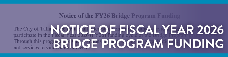 Notice of Fiscal Year 2026 - Bridge Program Funding
